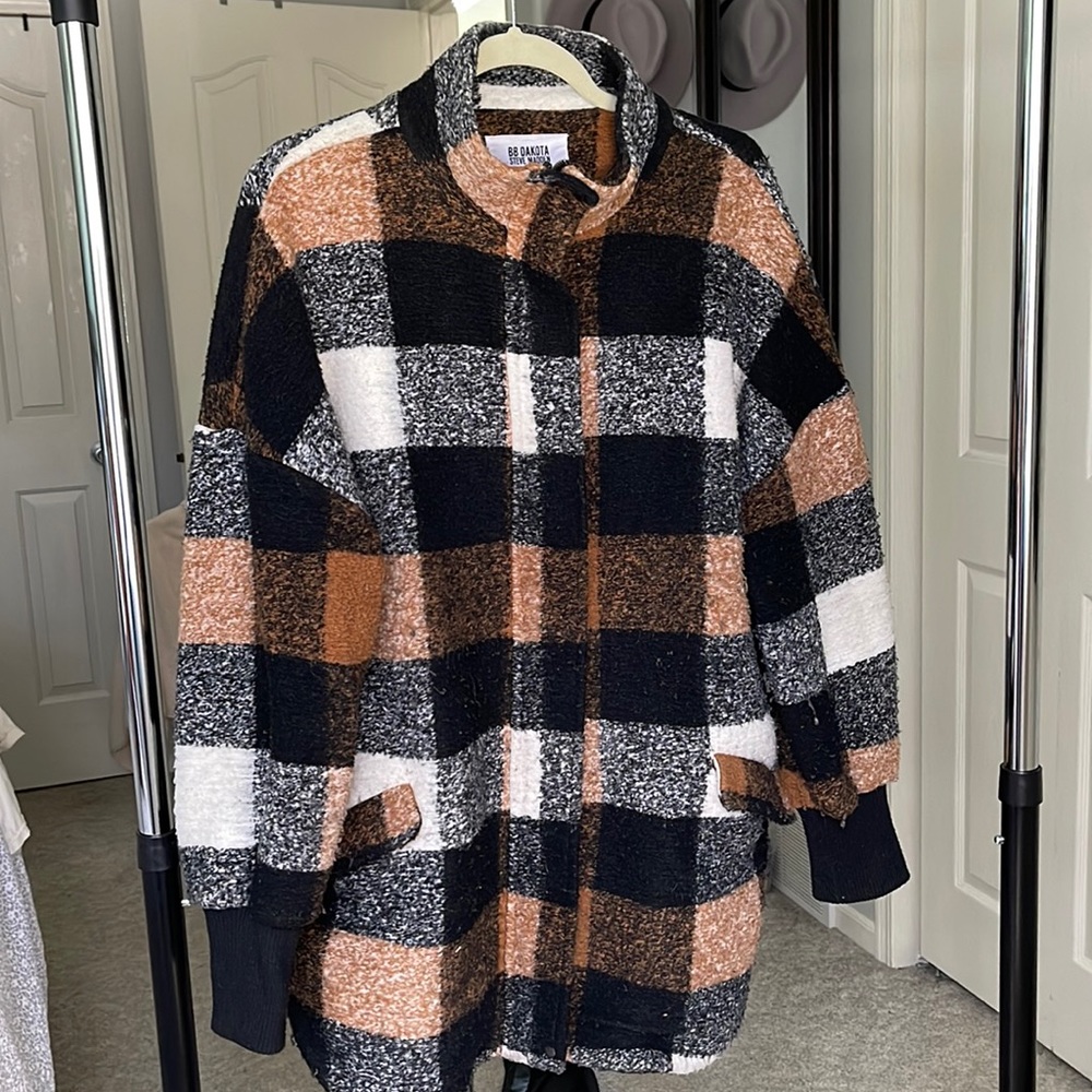 BB Dakota STEVE MADDEN plaid jacket